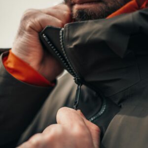 Veste softshell brodee personnalisee fermeture eclair chantier