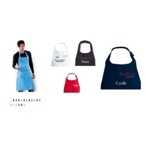 Tablier Sérigraphié Personnalisé – Logo Entreprise Restaurant
